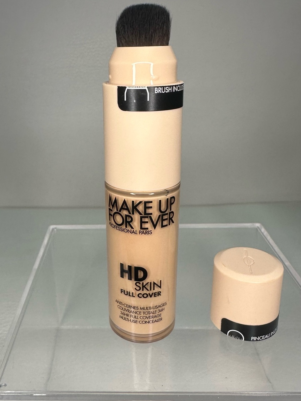 Makeup Forever HD Skin Full Cover Concealer - Beige with Built-In Brush Y18